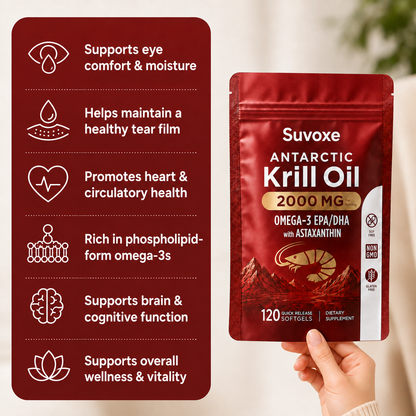 Antarctic Krill Oil 2000mg + Astaxanthin