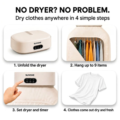 Suvoxe portable airdryer